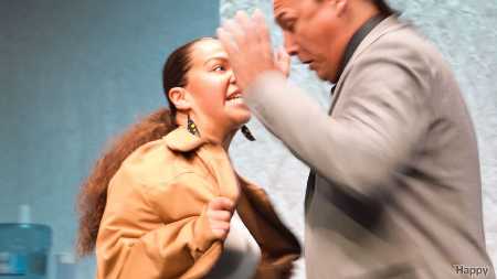 Aviana Steinbacher og Klaus Geisler på Teatret Svalegangen