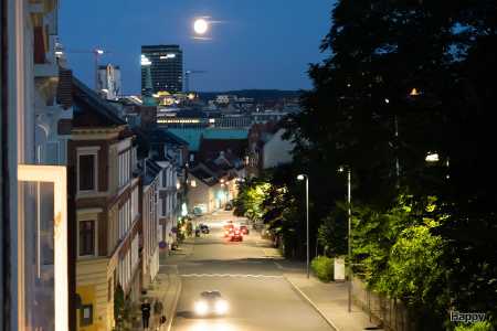 Fuldmåne over Aarhus