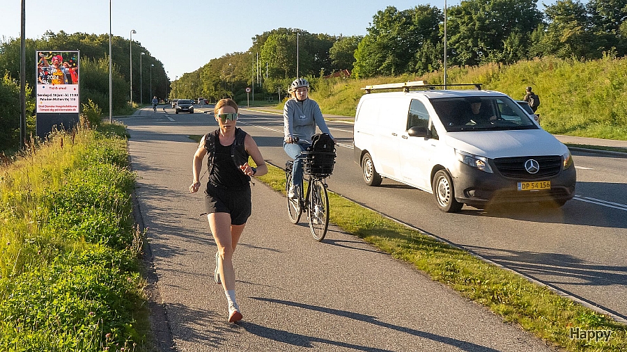 Løbeturen ud til sygehuset